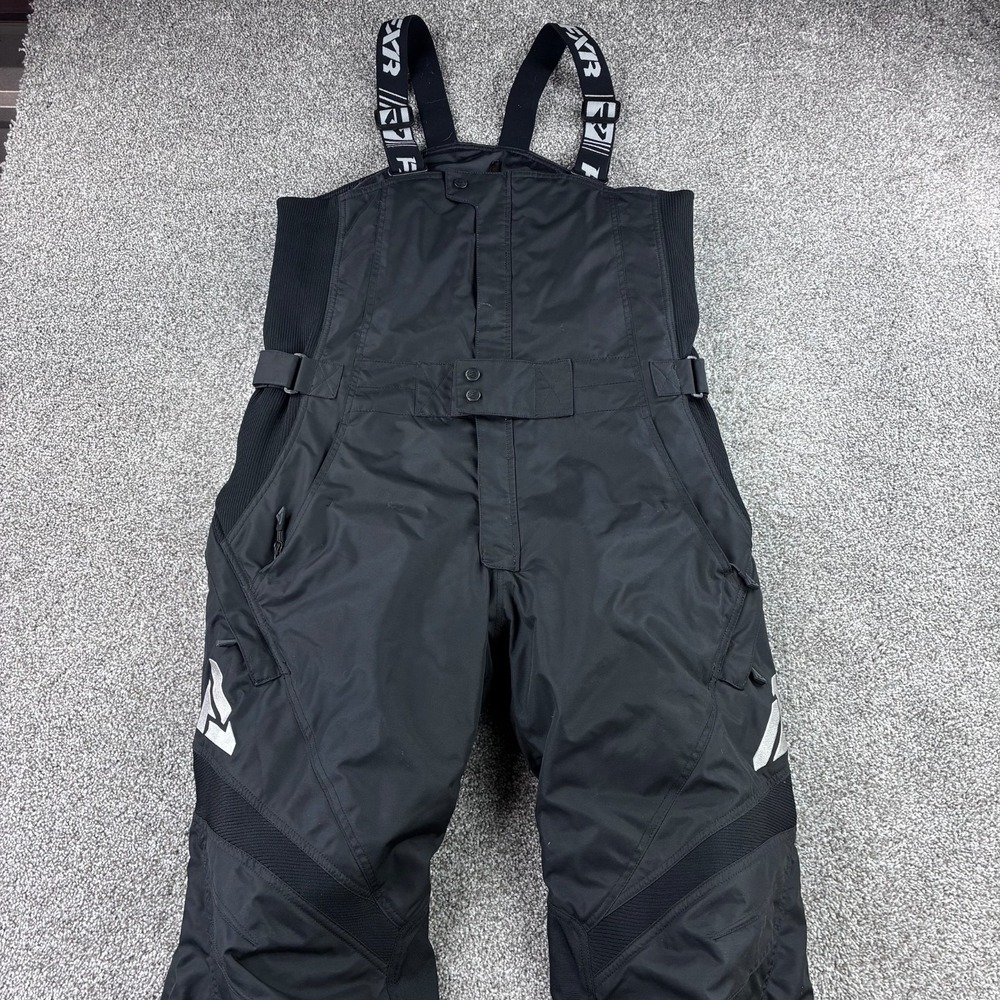 FXR Sugar Snowmobile Bibs Pants Women's 8 Black Insulated 210320-1000